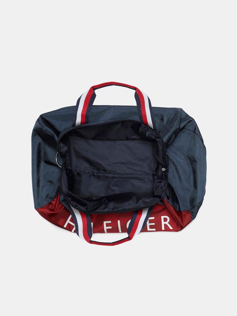 Lány Tommy Hilfiger Hilfiger Duffle Táska Sötétkék | HU 2028HAP